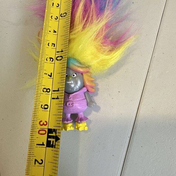 Troll Fur Snap Bracelet Hasbro 2018 Multi Colors 12” - Picture 15 of 15